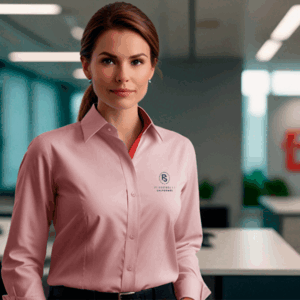 Uniformes personalizados em clientes corporativos