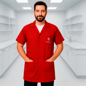 Equipe vestindo uniformes personalizados
